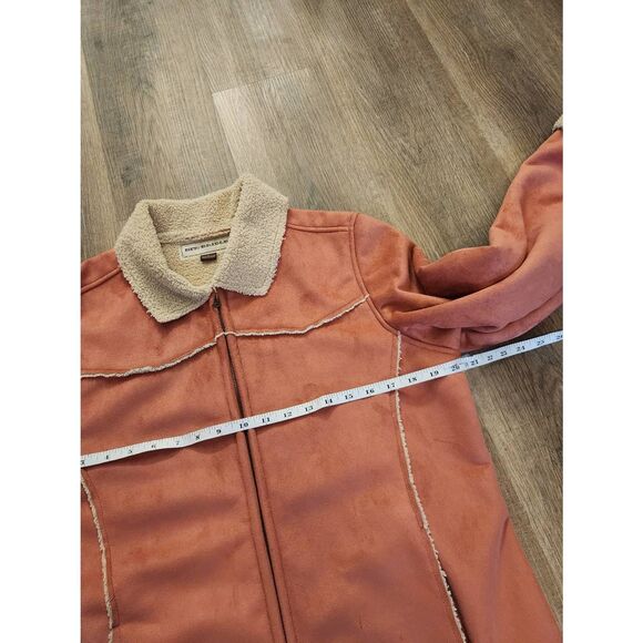 Bit & Bridle Primrose sherpa lined jacket Full Zip womens Large cowgirl western - Picture 4 of 8